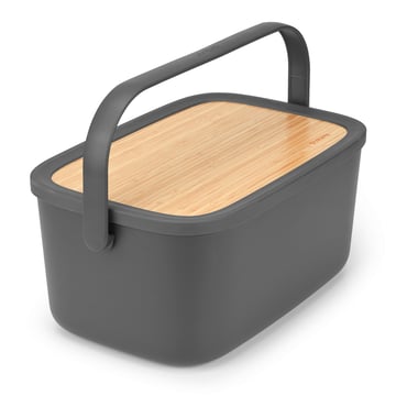 Läs mer om Brabantia Nic brödlåda Mörkgrå