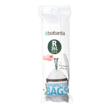 Läs mer om Brabantia PerfectFit avfallspåse R (10 påsar per rulle) 36 l