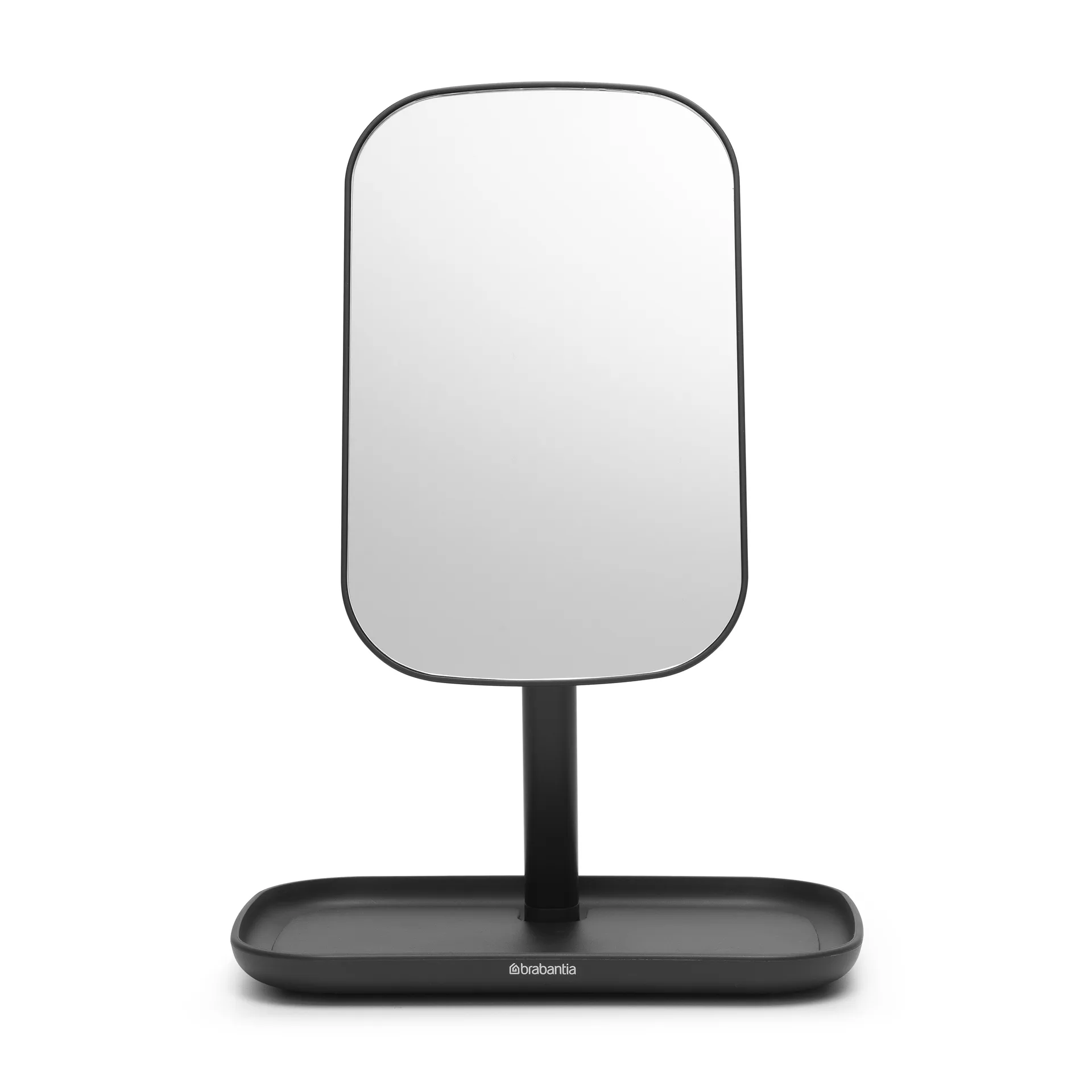 ReNew spegel med förvaringsbricka, Mörkgrå Brabantia
