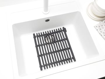 Sinkside diskmatta 30x30 cm - Mörkgrå - Brabantia