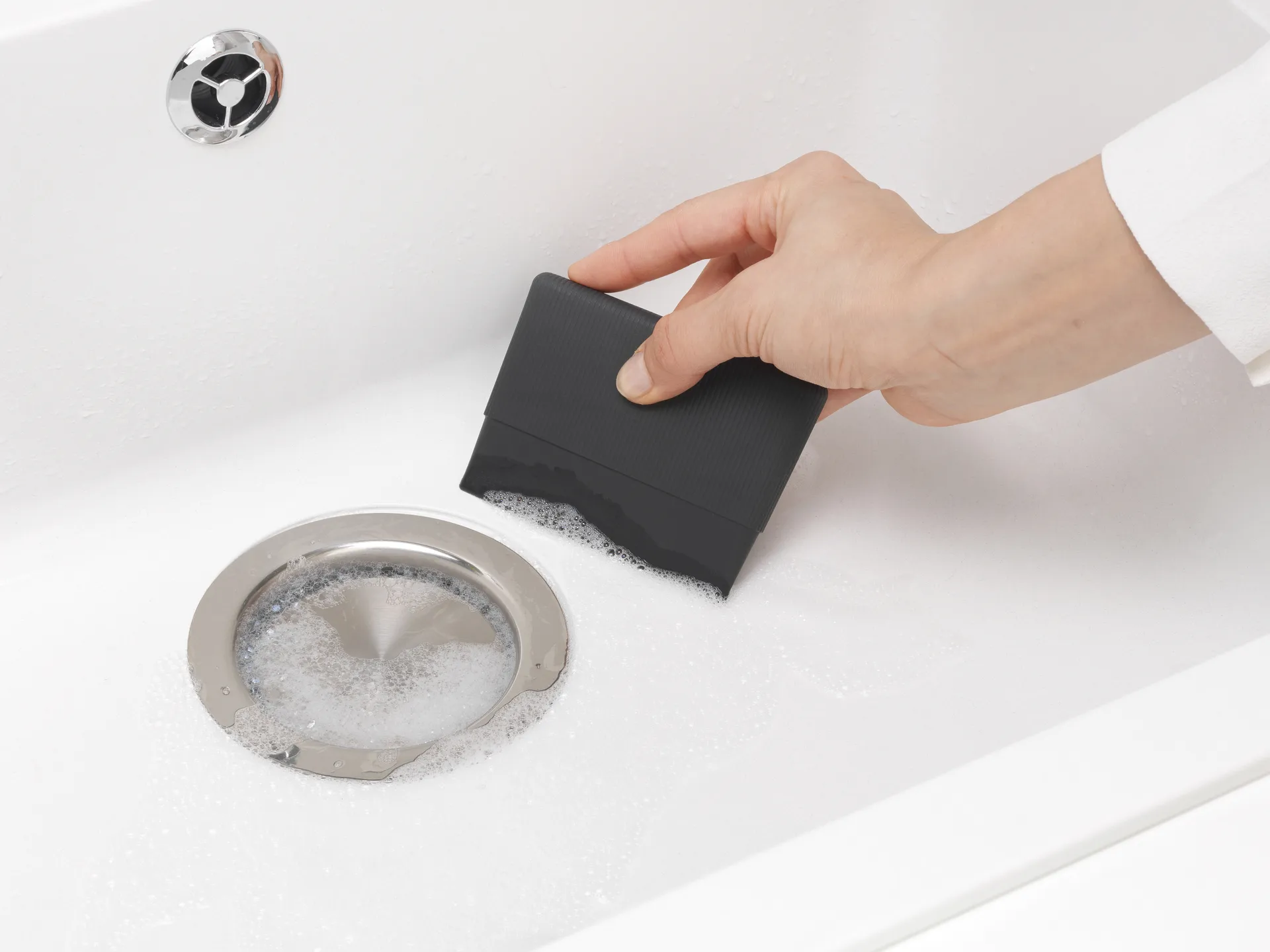 Sinkside diskskrapa, Mörkgrå Brabantia