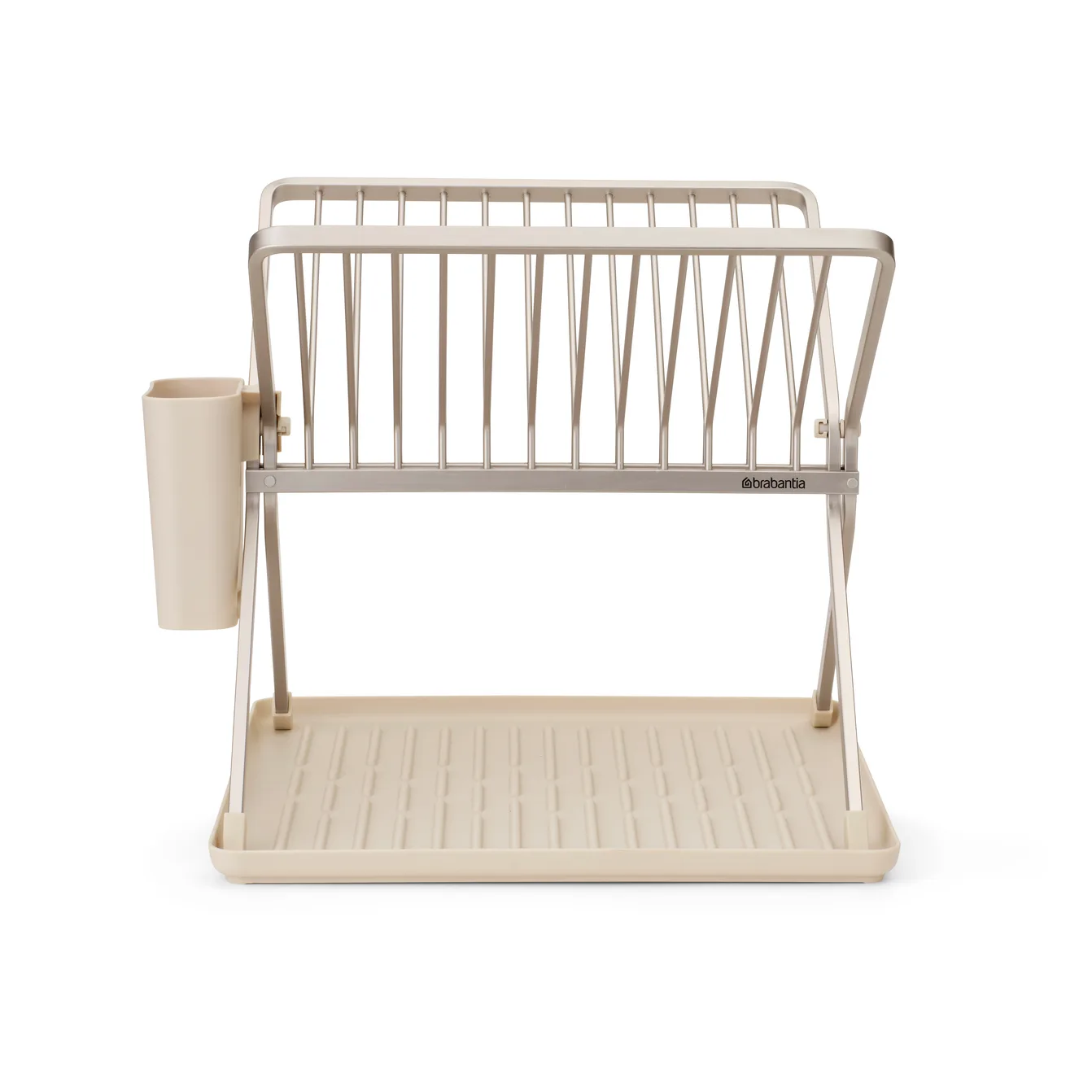 Sinkside hopfällbart diskställ 37 cm, Soft Beige Brabantia