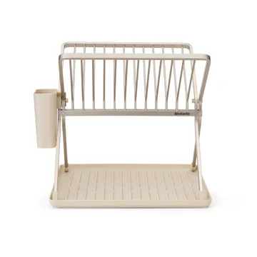 Sinkside hopfällbart diskställ 37 cm - Soft Beige - Brabantia