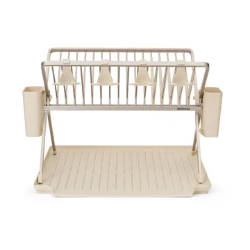 Sinkside hopfällbart diskställ 51 cm - Soft Beige - Brabantia