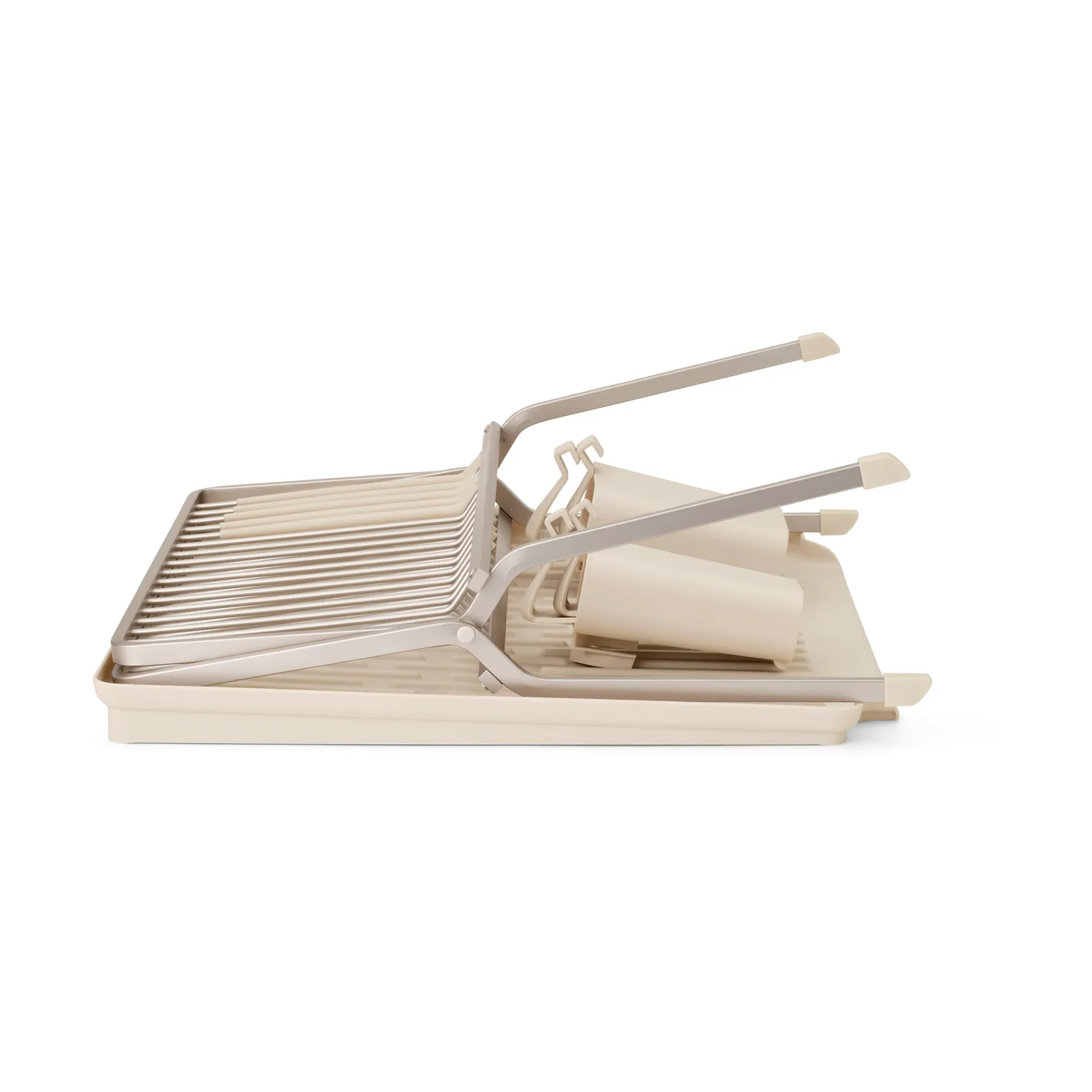 Sinkside hopfällbart diskställ 51 cm, Soft Beige Brabantia