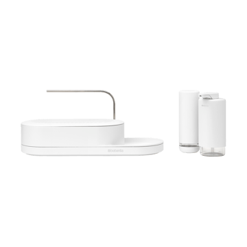 Brabantia SinkStyle diskbänksorganiserare set 3 delar Mineral Fresh White