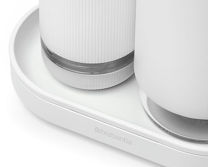 SinkStyle tvålpump/diskmedelsdispenser set, Mineral Fresh White Brabantia