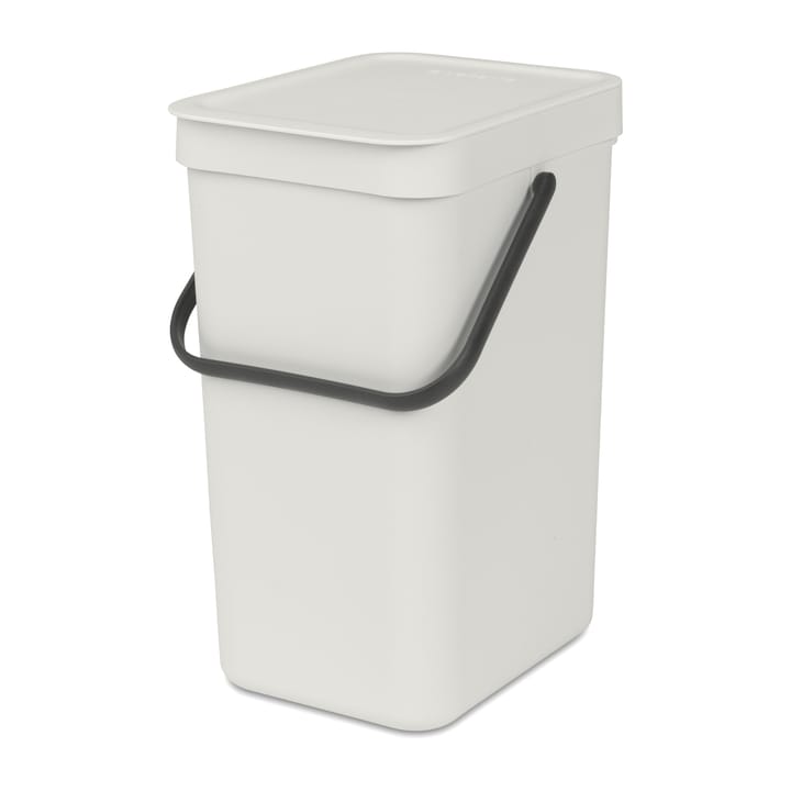 Sort & Go avfallshink 12 liter, Ljusgrå Brabantia