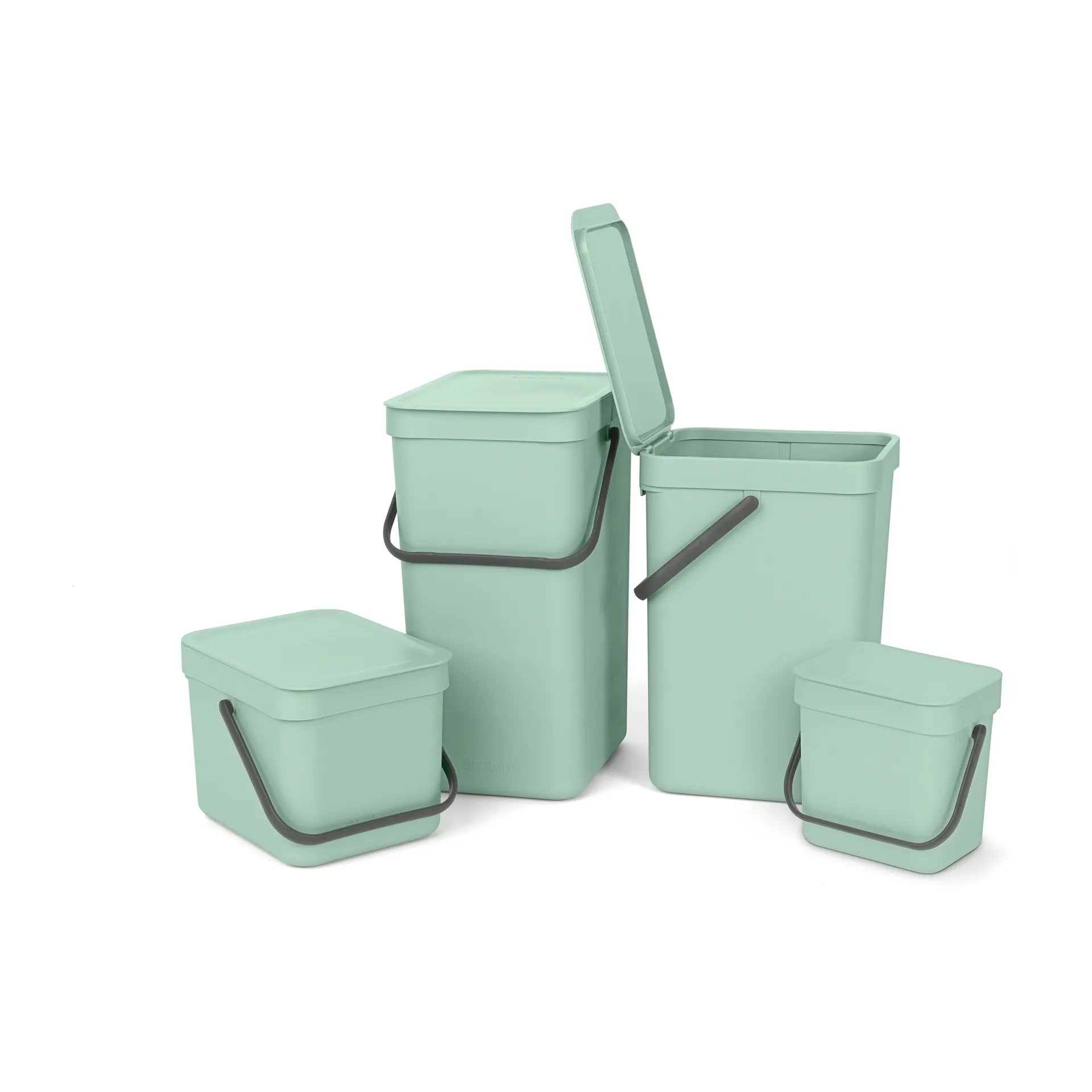 Sort & Go avfallshink 3 L, Jade green Brabantia