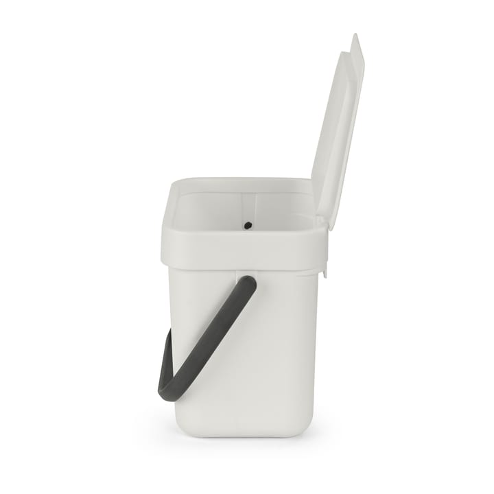 Sort & Go avfallshink 3 L, Ljusgrå Brabantia