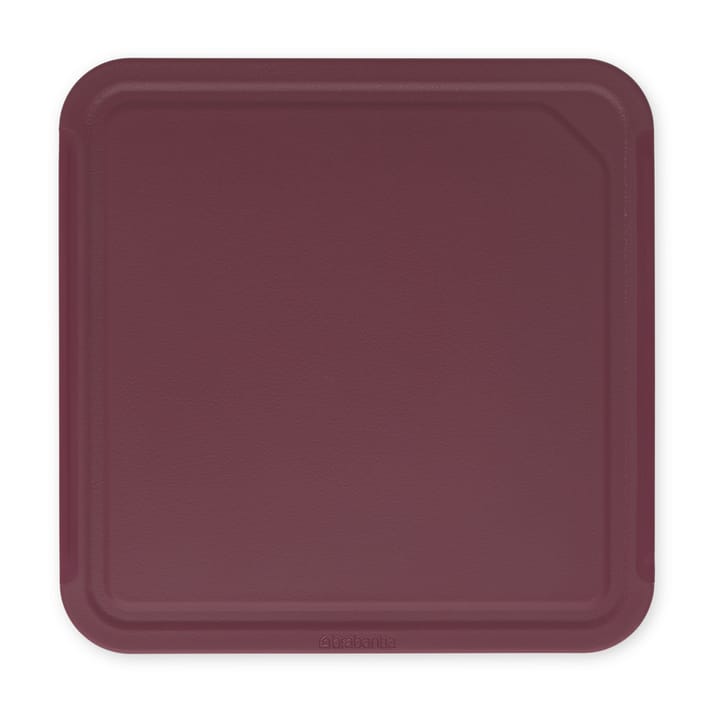TASTY+ skärbräda medium 25x25 cm - Aubergine red - Brabantia