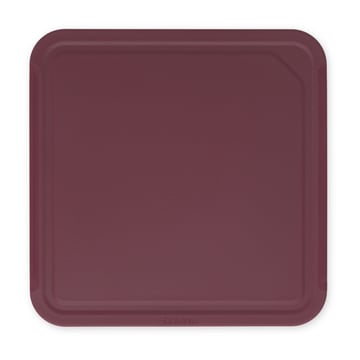 Brabantia TASTY+ skärbräda medium 25×25 cm Aubergine red