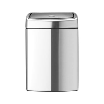 Läs mer om Brabantia Touch Bin rektangulär plastinnerhink 10 L Mattborstat stål