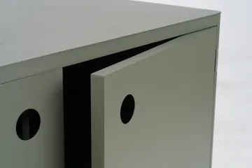 Kelia utekök bänkskåp - Antracit, 121x91x64 cm - Brafab