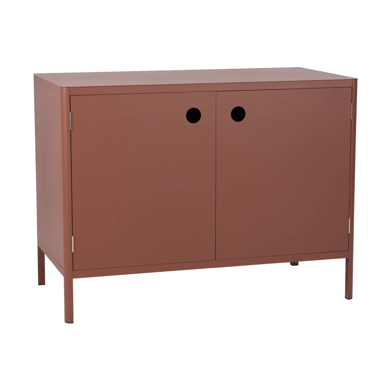 Kelia utekök bänkskåp, Zin red, 121x91x64 cm Brafab