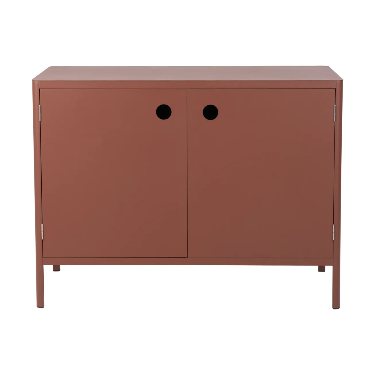 Kelia utekök bänkskåp, Zin red, 121x91x64 cm Brafab