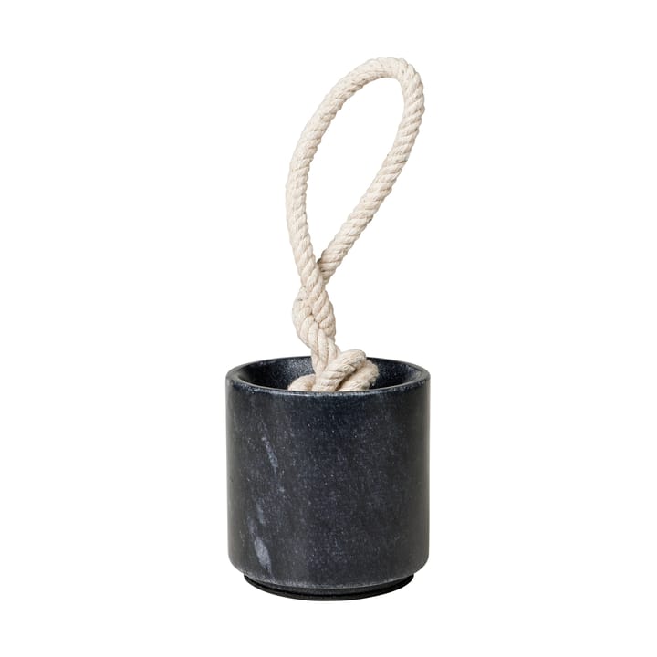 Abby dörrstopp Ø10x10 cm, Black marble Broste Copenhagen