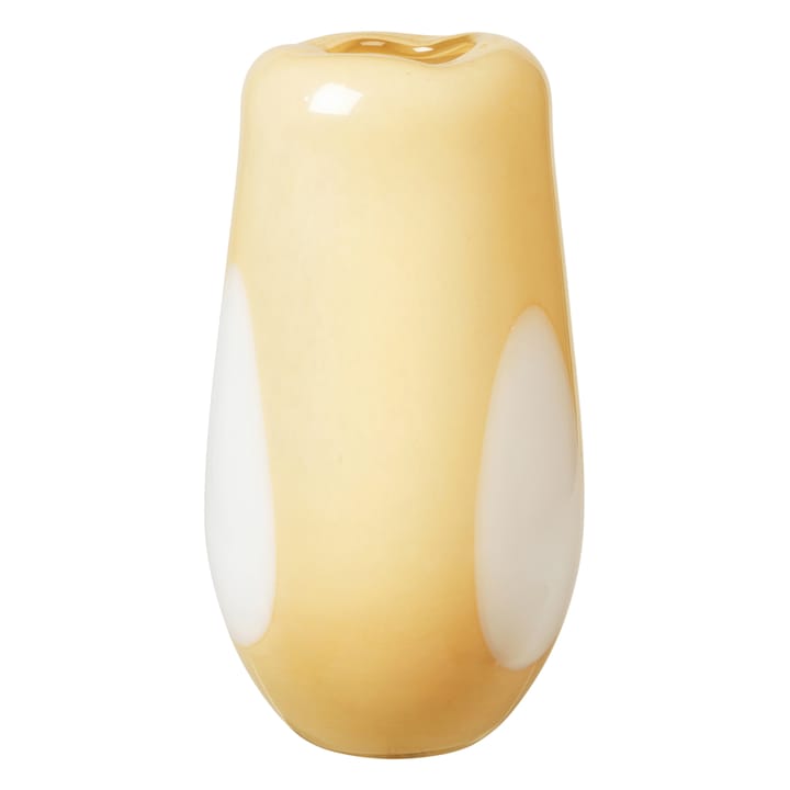 Ada Dot glasvas 37 cm - Golden fleece yellow - Broste Copenhagen