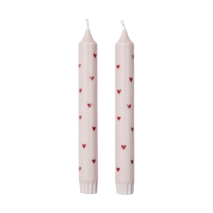 Amor kronljus 2-pack - Light pink-red - Broste Copenhagen