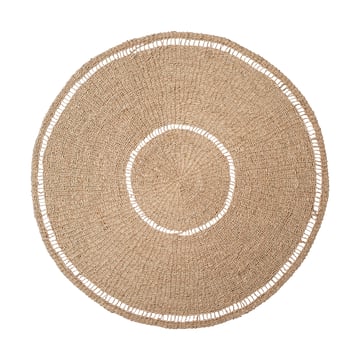 Läs mer om Broste Copenhagen Anina matta sjögräs Ø120 cm Natural
