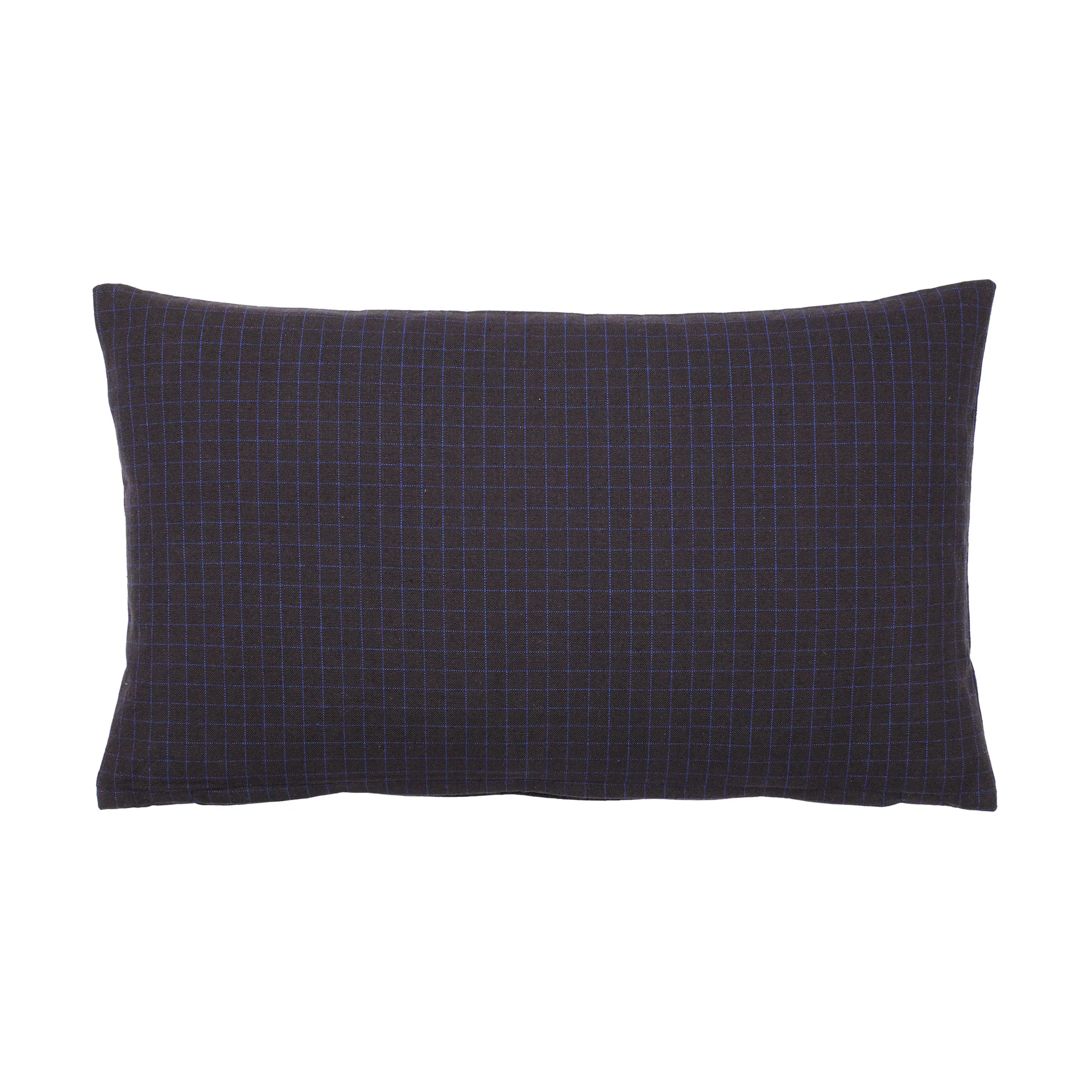 Bodil kuddfodral 30x50 cm, Black-intense blue Broste Copenhagen