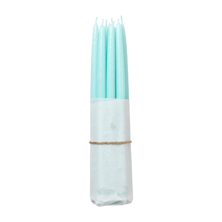 Broste Copenhagen doppade antikljus 10-pack, Mint green Broste Copenhagen