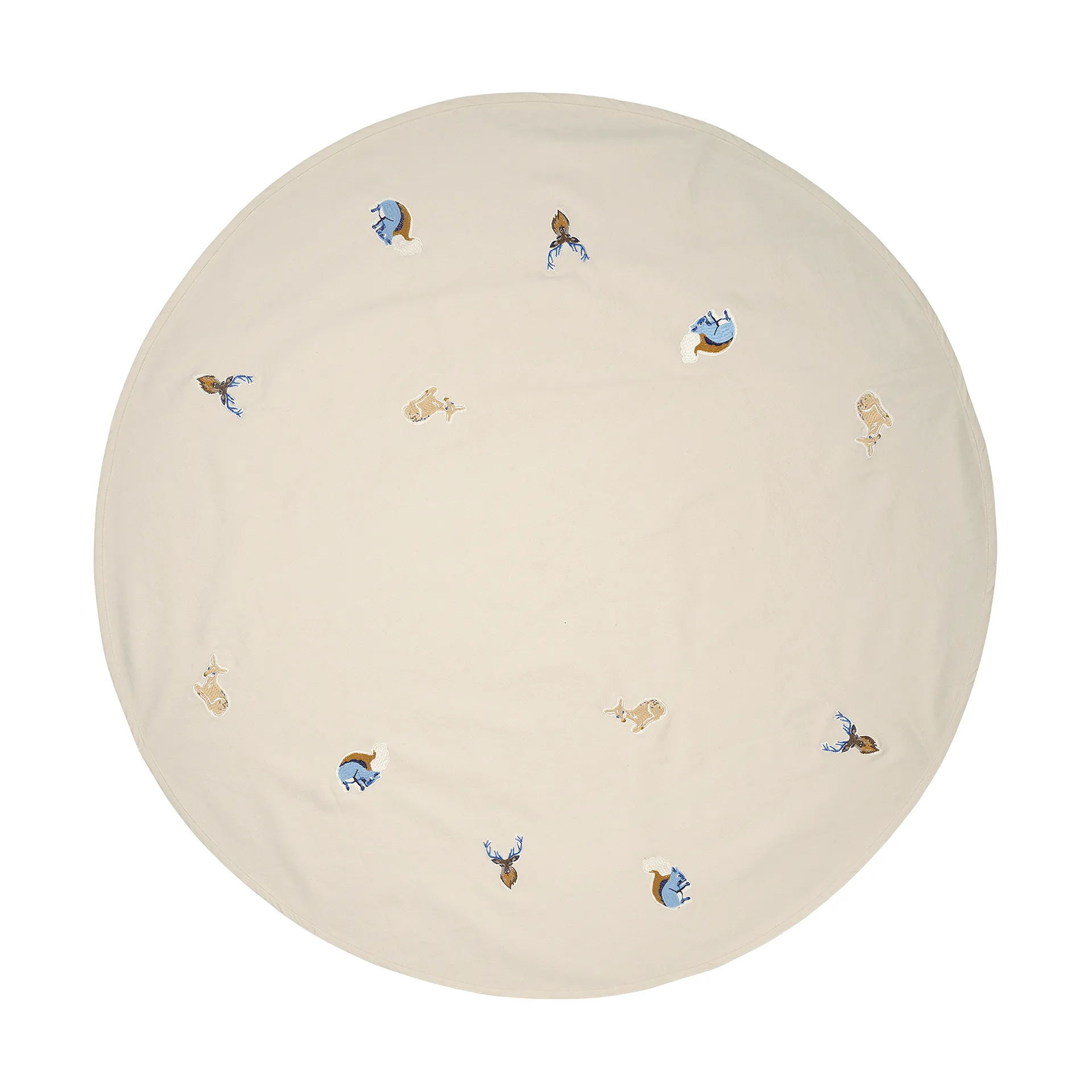 Deer julgransmatta, Warm Beige Broste Copenhagen