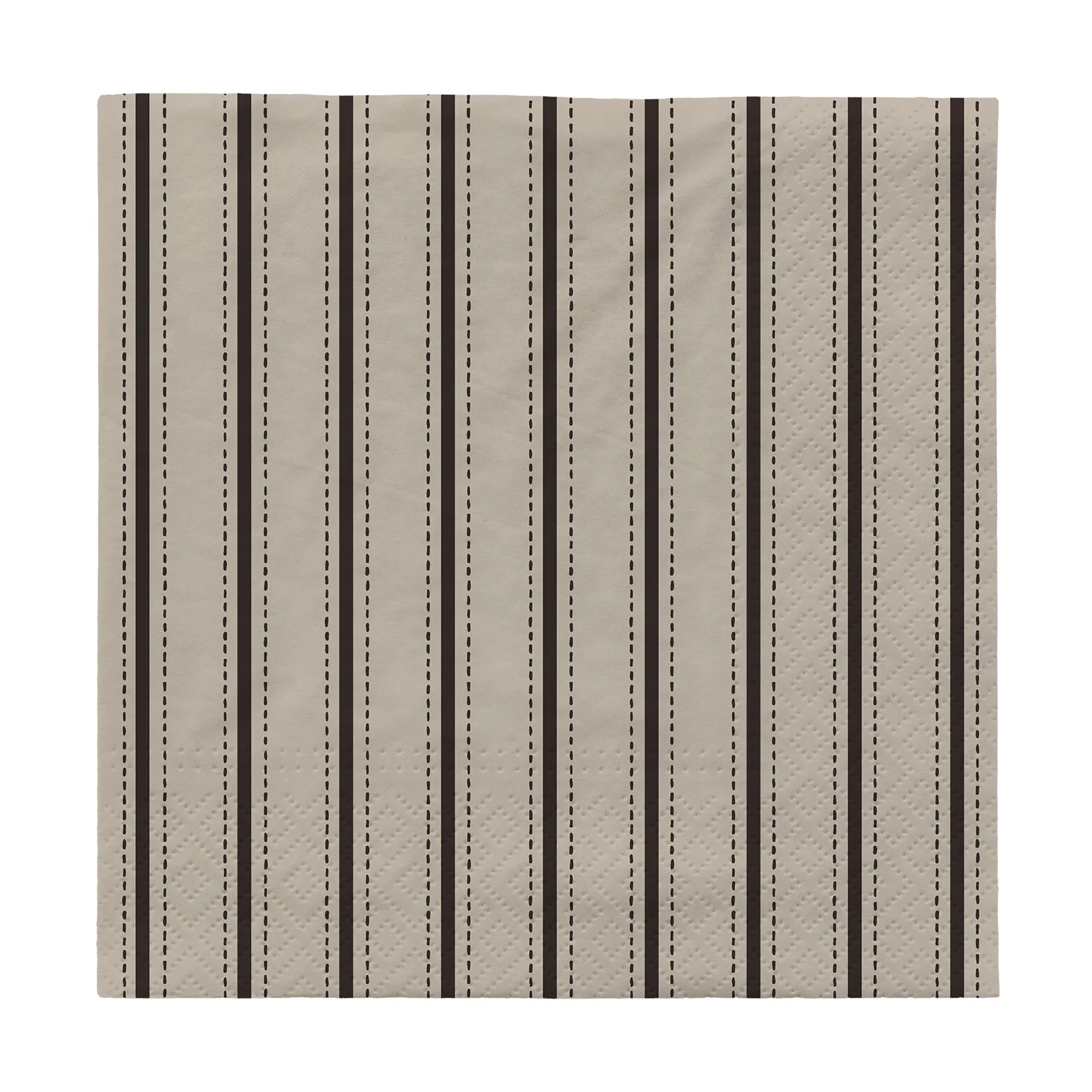 Dolly pappersservetter 33x33 cm 20-pack, Black-off white Broste Copenhagen