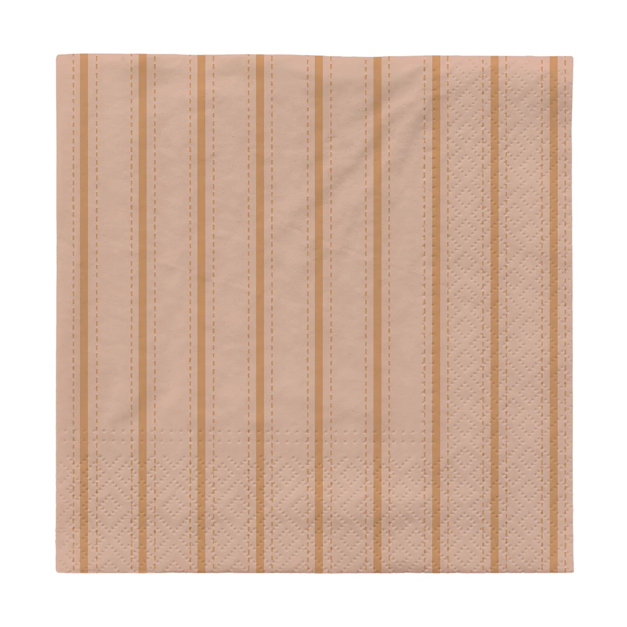 Broste Copenhagen Dolly pappersservetter 33×33 cm 20-pack Soft pink-cinnamon sand