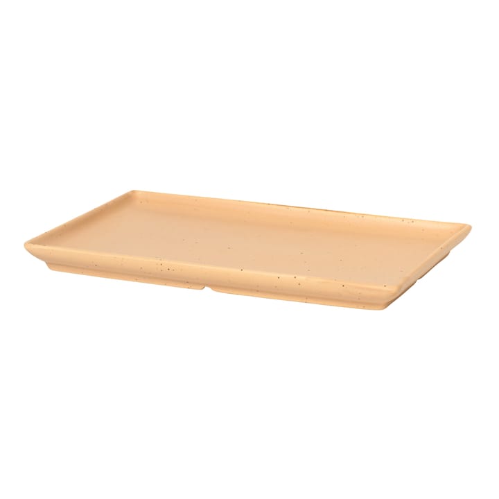 Eli tallrik 12x20 cm, Matte light camel Broste Copenhagen