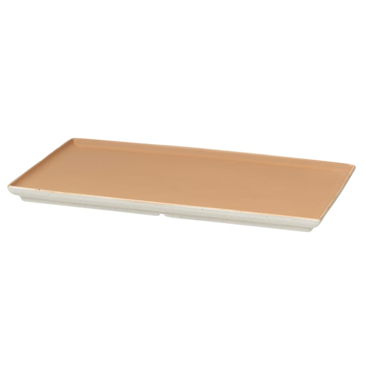 Eli tallrik 15x26 cm, Matte soft light camel Broste Copenhagen