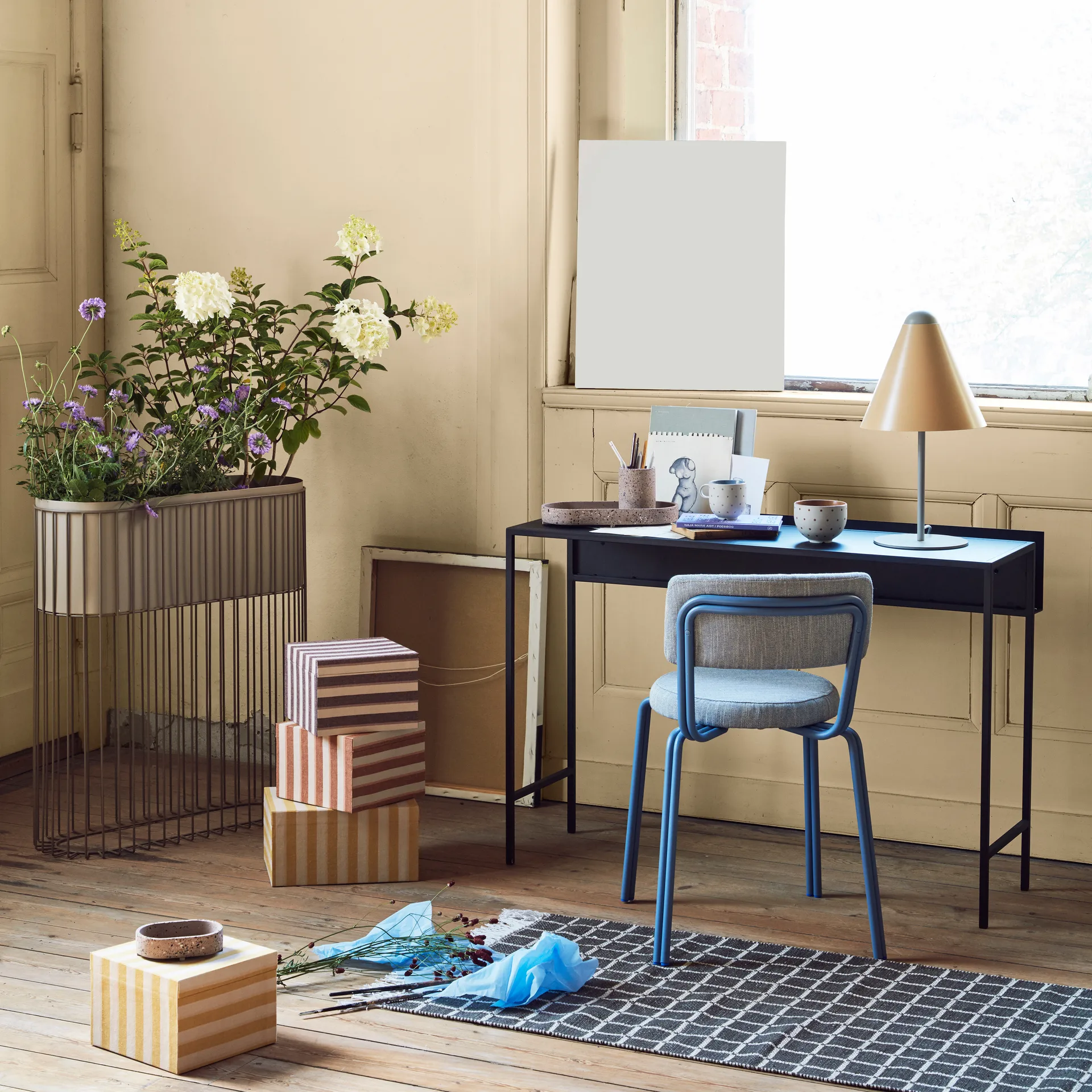 Fenja blomlåda set, Simply taupe warm grey Broste Copenhagen