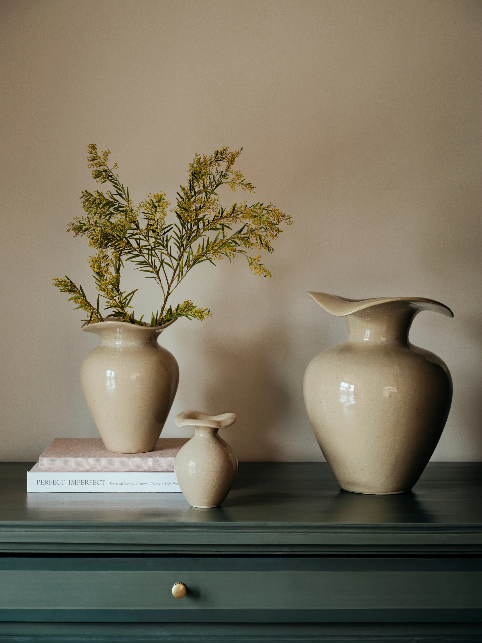 Florentina vas S 22,5, Beige Broste Copenhagen