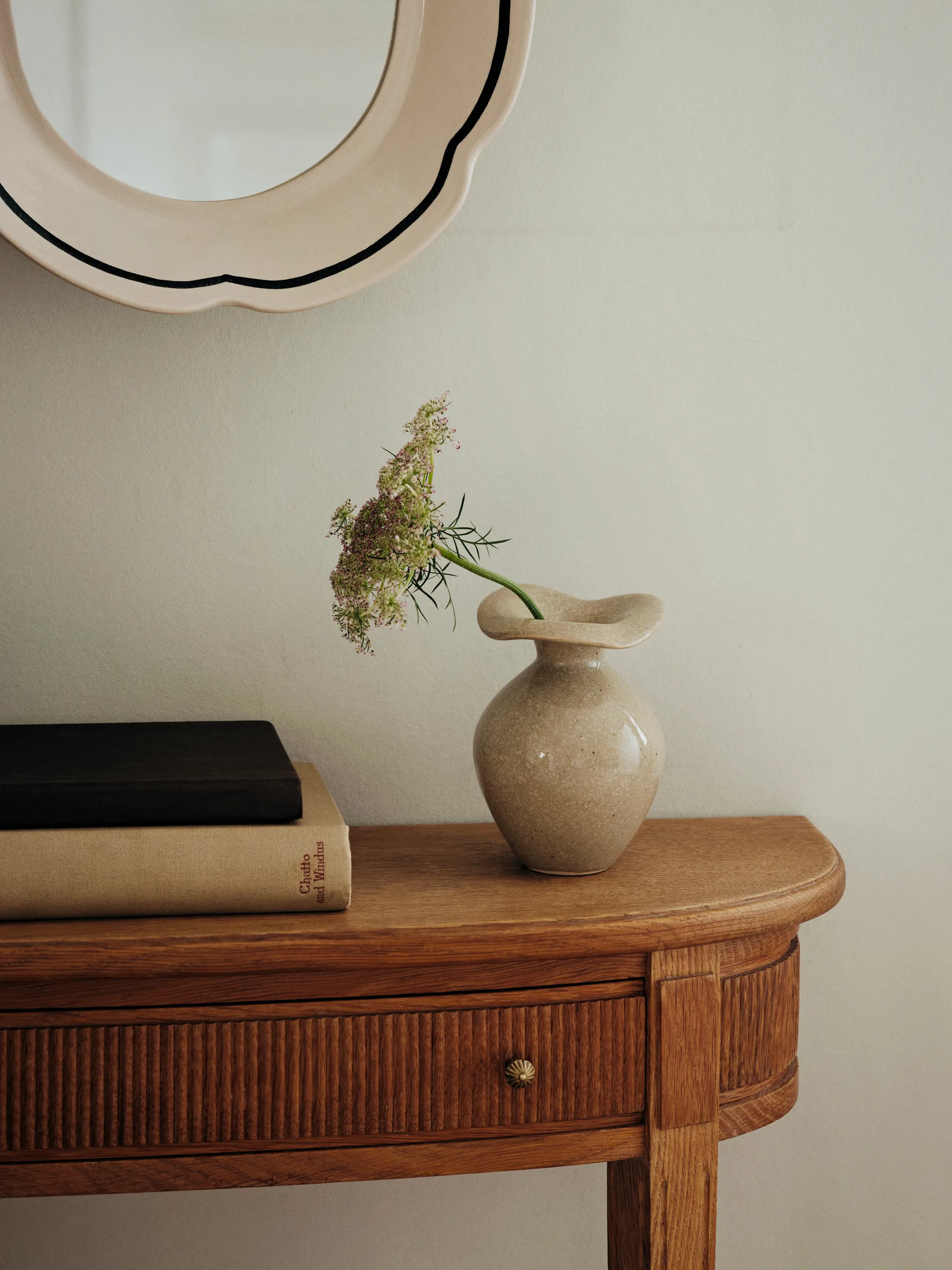 Florentina vas XS 14 cm, Beige Broste Copenhagen