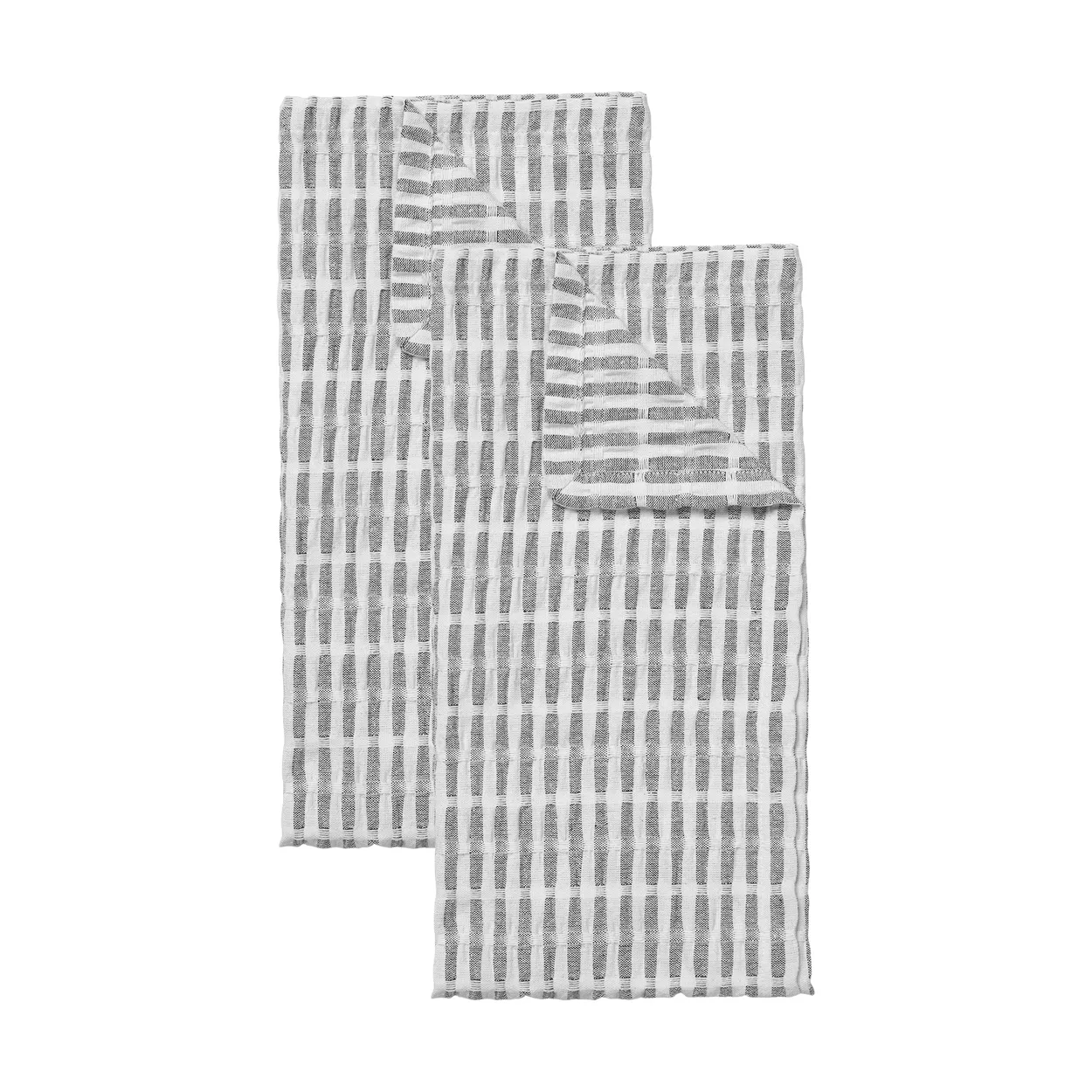 Alternativ bild 0 för Broste Copenhagen Folke kökshandduk 50x70 cm Black-natural