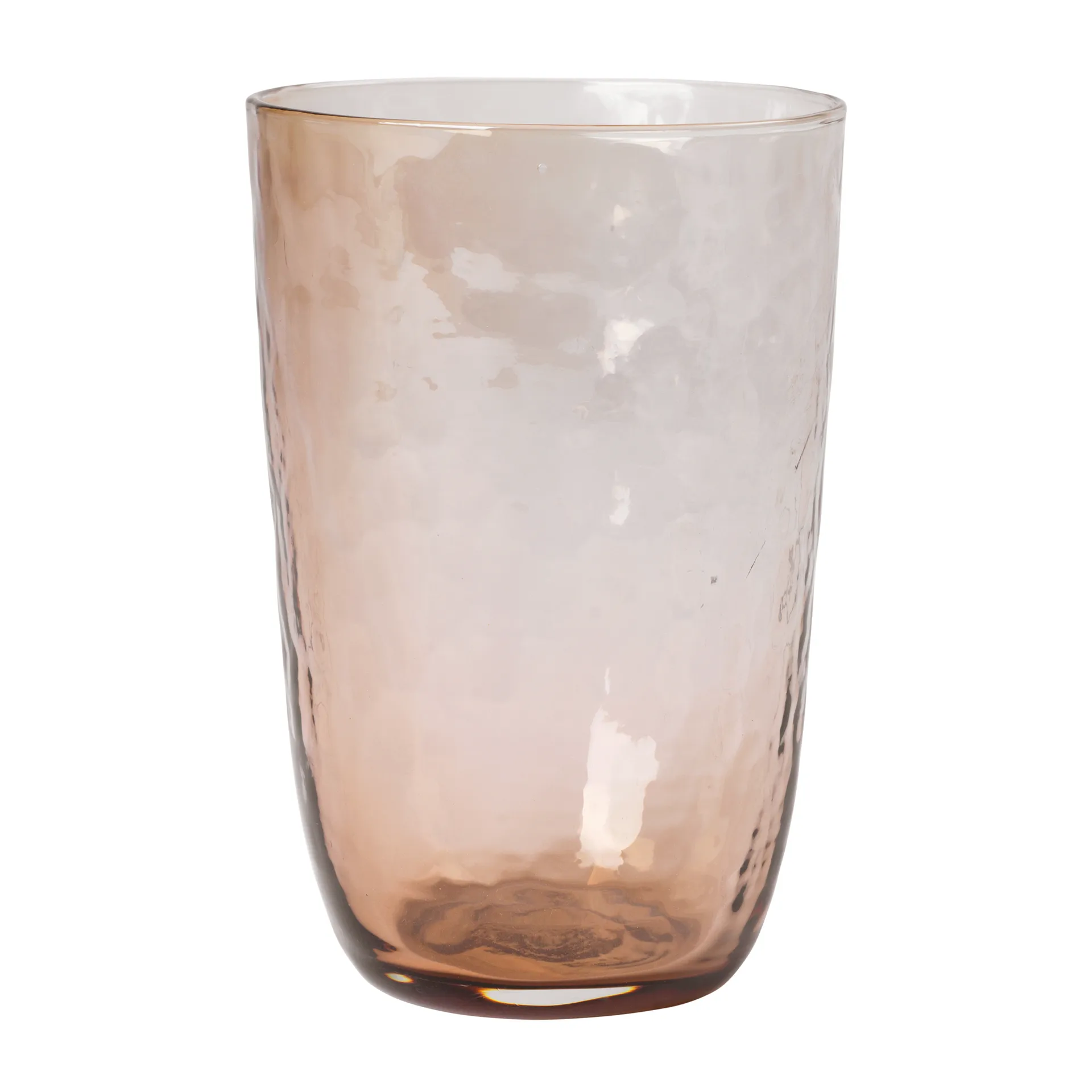 Hammered dryckesglas 50 cl, Brun Broste Copenhagen
