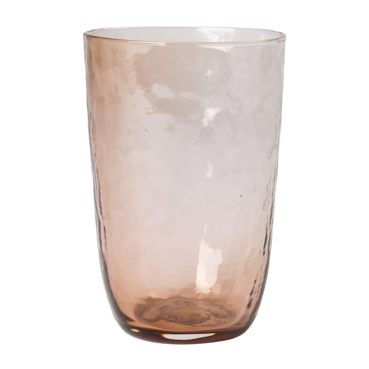 Hammered dryckesglas 50 cl - Brun - Broste Copenhagen