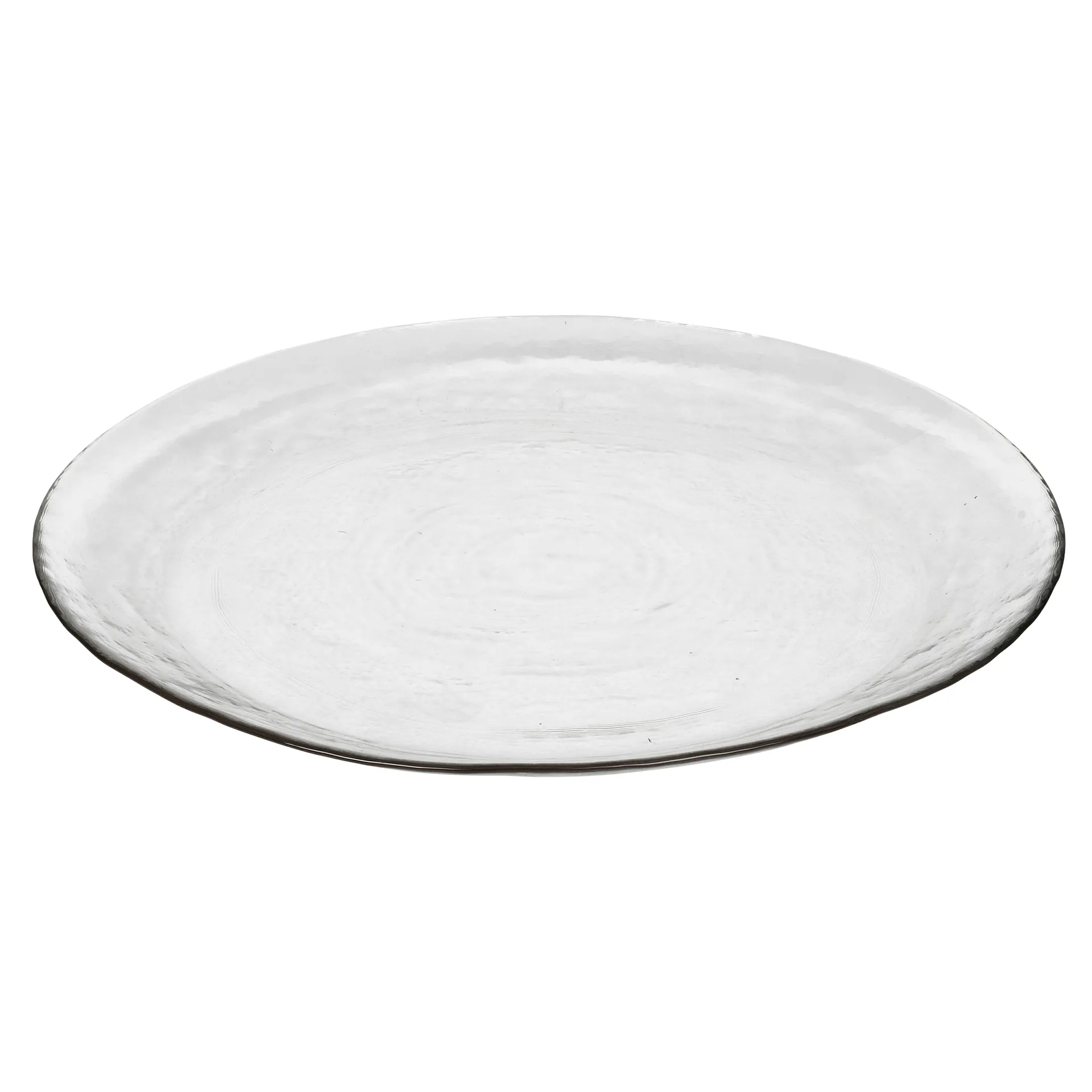 Hammered glastallrik Ø 27 cm, Klar Broste Copenhagen