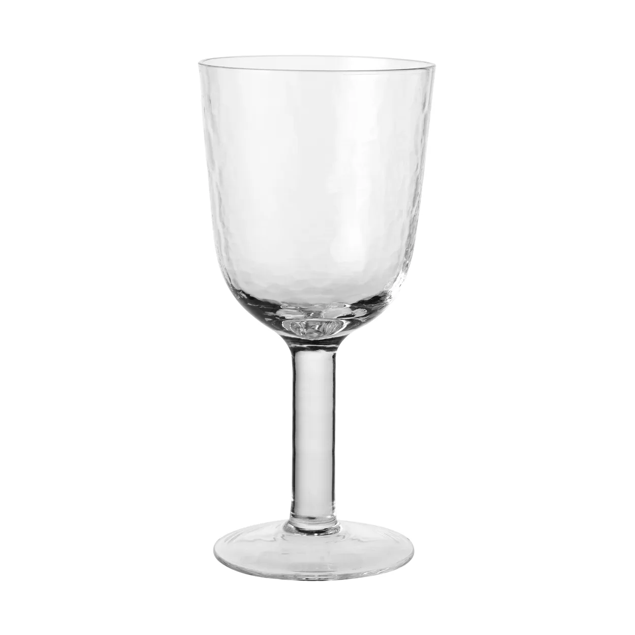 Broste Copenhagen Hammered rödvinsglas 40 cl Klar
