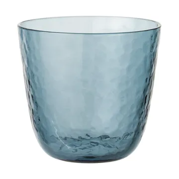 Broste Copenhagen Hammered tumbler 15 cl Blå