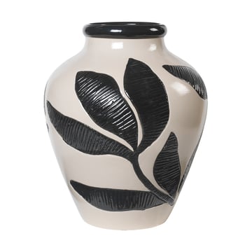 Broste Copenhagen Herbert vas 40 cm Black-rainy day green