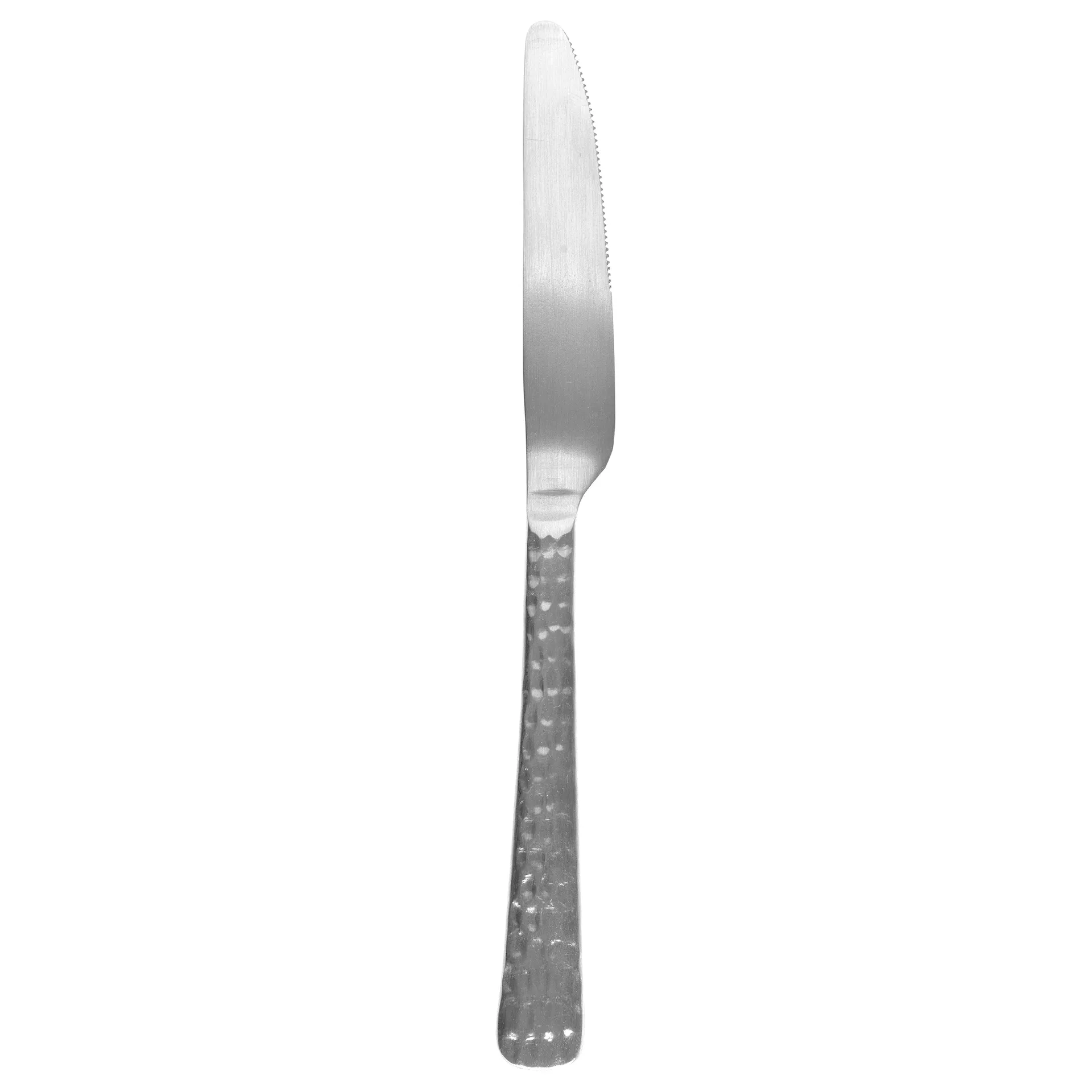 Hune middagskniv, Brushed satin hammered Broste Copenhagen