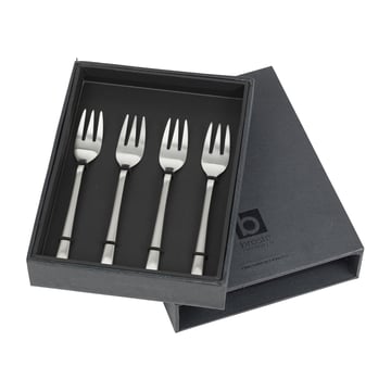 Läs mer om Broste Copenhagen Hune tårtgaffel 4-pack Brushed satin