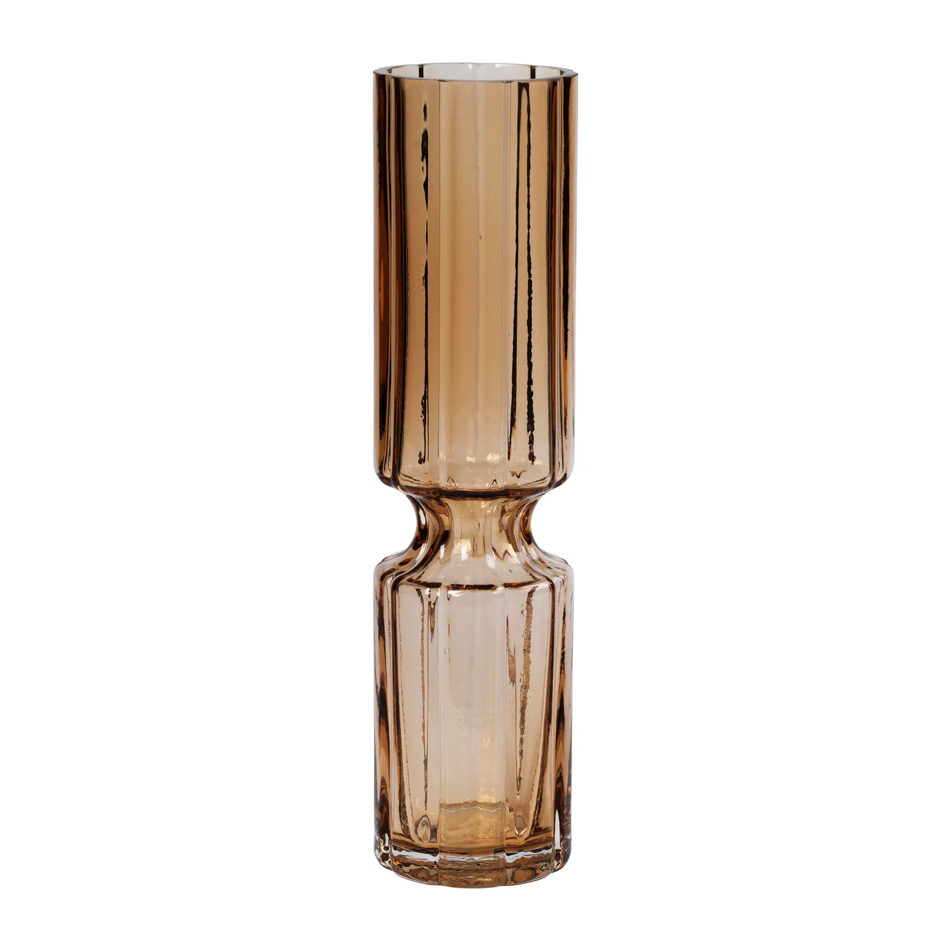 Hyacint glasvas 31,7 cm, Indian tan Broste Copenhagen