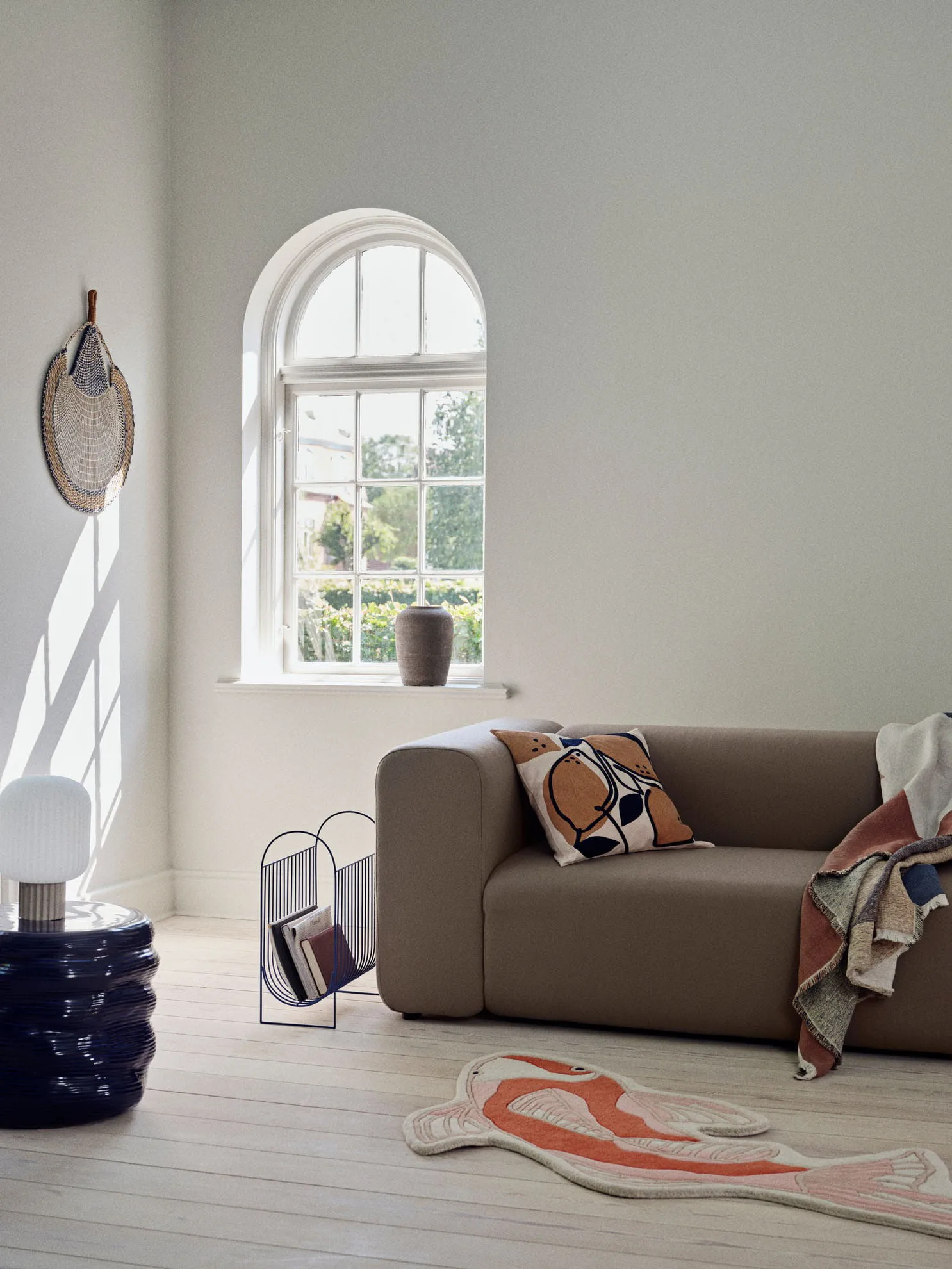 Koi matta 97x130 cm, Pumkin orange Broste Copenhagen