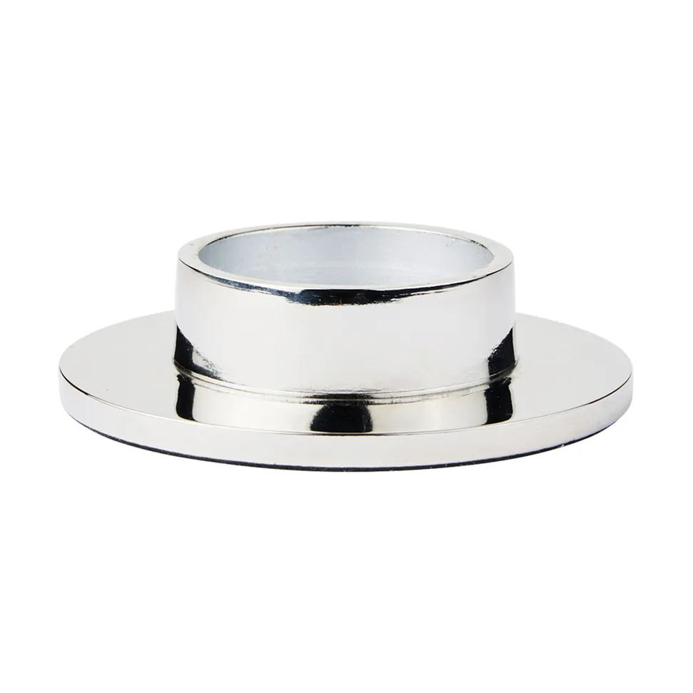 Broste Copenhagen Maro ljusstake för blockljus Silver Finish, 4 cm