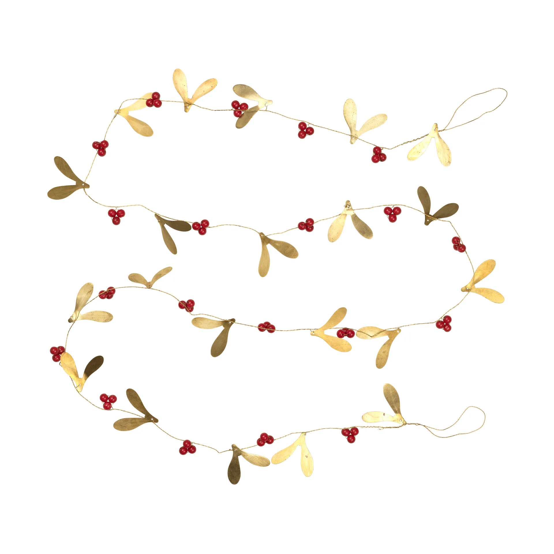 Mistletoe girlang, Deep Red Broste Copenhagen