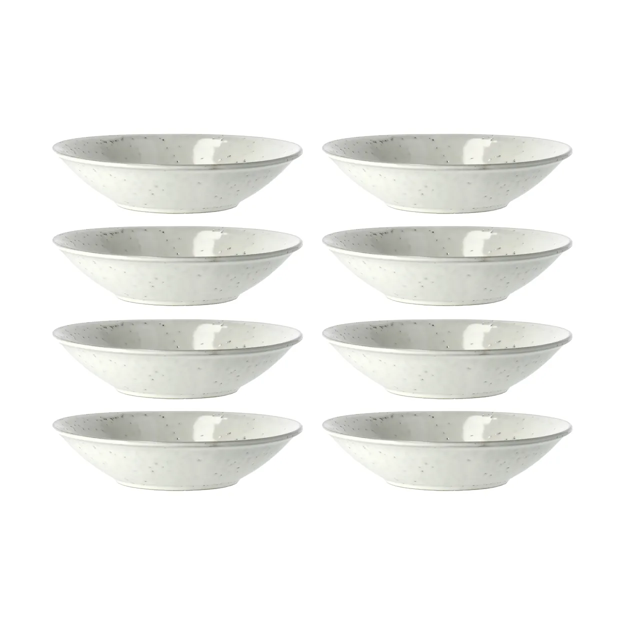 Broste Copenhagen Nordic Sand pastatallrik Ø22,5 cm 8-pack Ø 22,5 cm