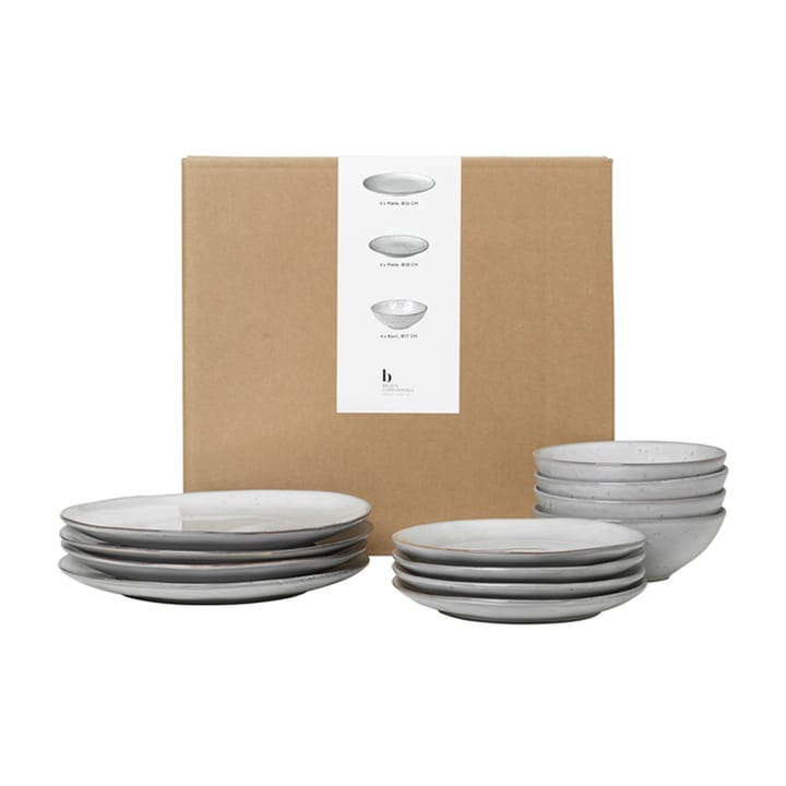 Nordic Sand servisset, 12 delar Broste Copenhagen