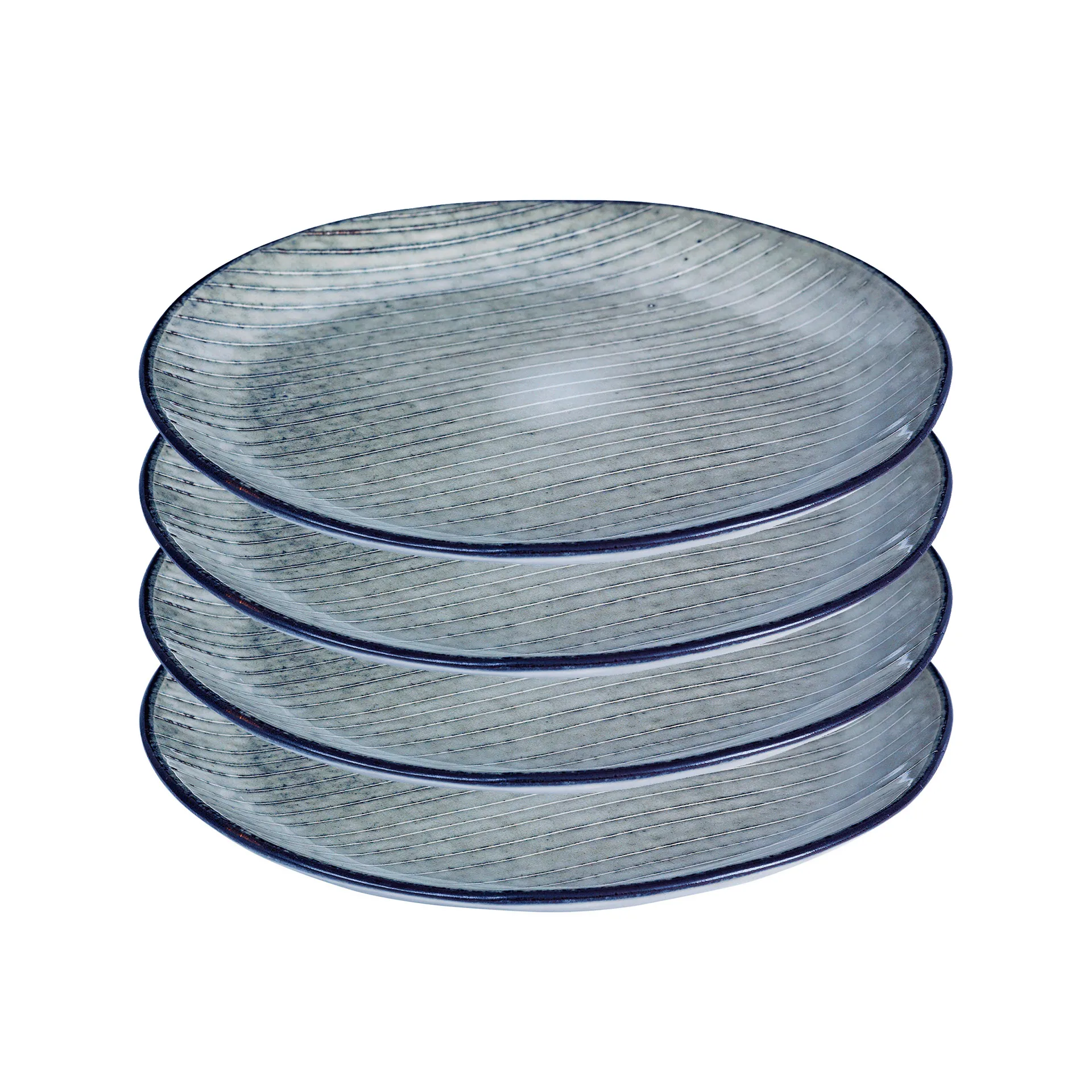 Broste Copenhagen Nordic sea tallrik 4-pack &Oslash; 20 cm